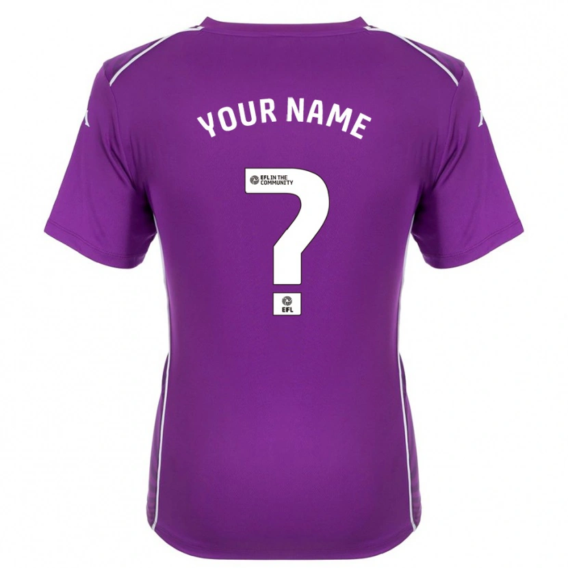 Danxen Donna Hull City AFC Maglia Gara Portiere Viola Bianco 2025/26 Maglietta