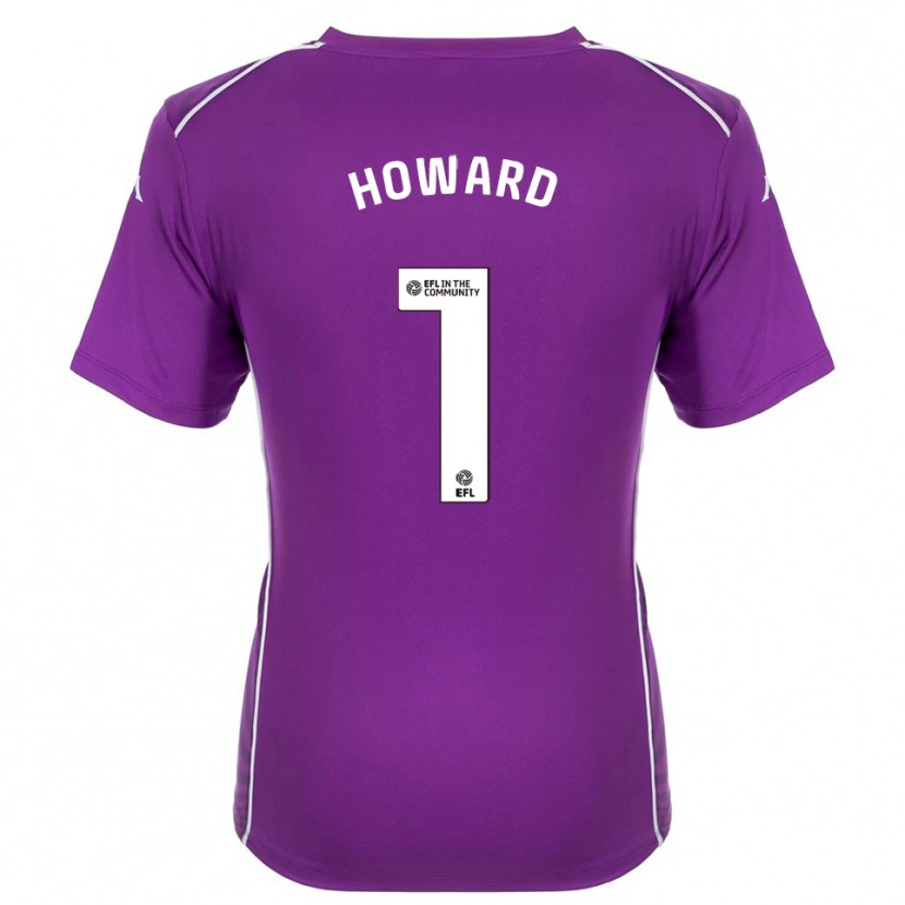 Danxen Donna Archie Howard #1 Maglia Gara Portiere Viola Bianco 2025/26 Maglietta