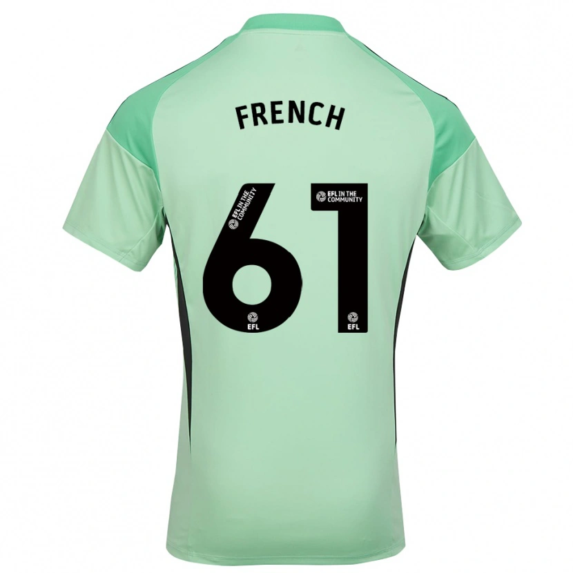 Danxen Donna Harry French #61 Maglia Gara Portiere Verde Chiaro Nero 2025/26 Maglietta