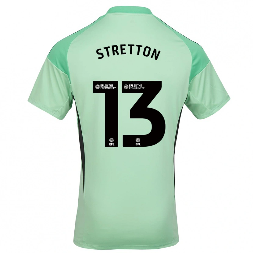 Danxen Donna Leo Stretton #13 Maglia Gara Portiere Verde Chiaro Nero 2025/26 Maglietta