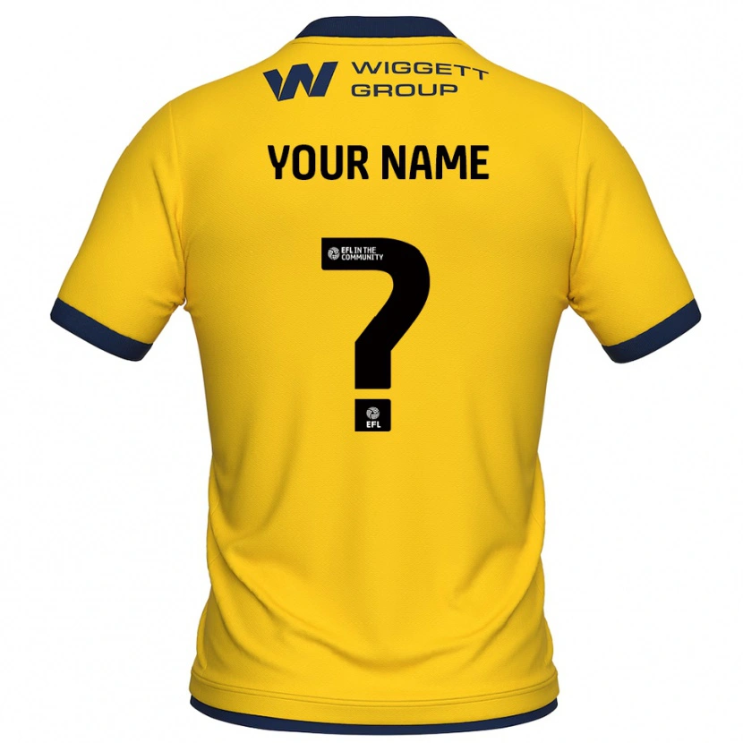 Danxen Donna Millwall FC Maglia Gara Portiere Giallo Nero 2025/26 Maglietta