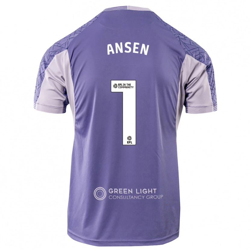 Danxen Donna Henry Bullen #1 Maglia Gara Portiere Viola Chiaro 2025/26 Maglietta
