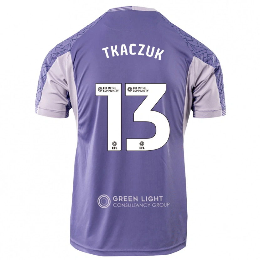 Danxen Donna Nikodem Tkaczuk #13 Maglia Gara Portiere Viola Chiaro 2025/26 Maglietta