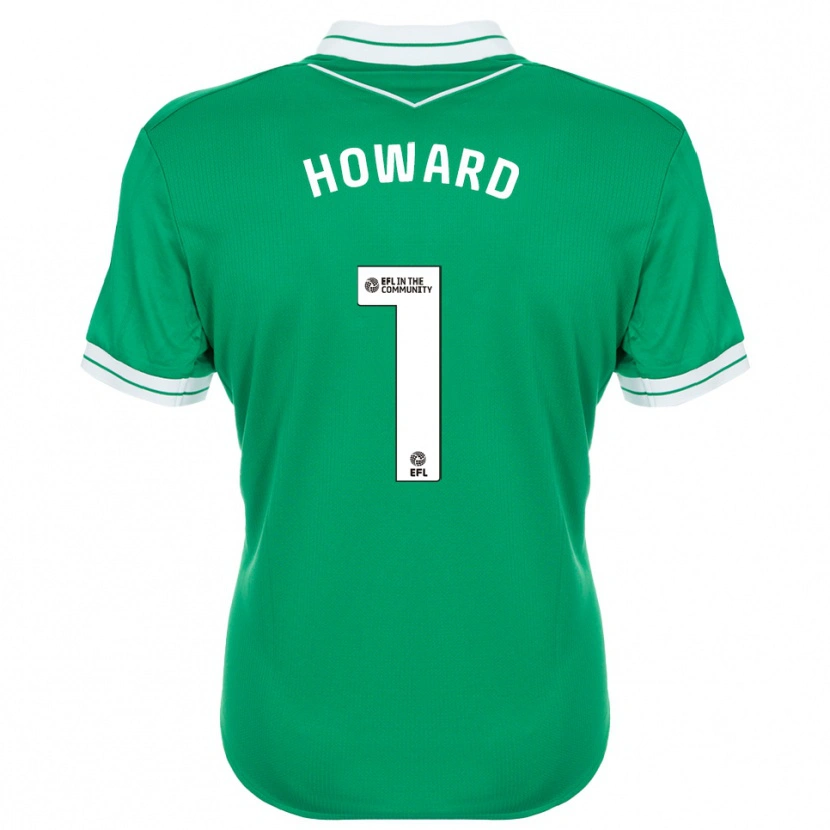 Danxen Donna Beth Howard #1 Maglia Gara Portiere Verde Bianco 2025/26 Maglietta