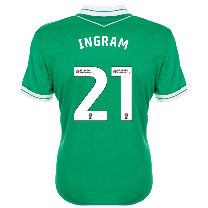Danxen Donna Matt Ingram #21 Maglia Gara Portiere Verde Bianco 2025/26 Maglietta