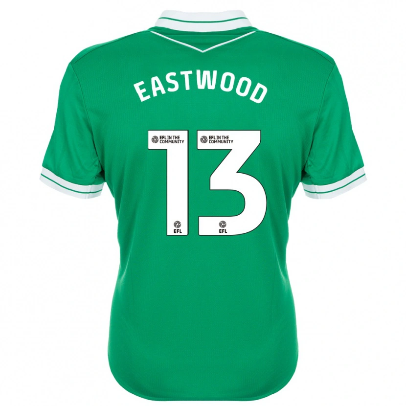 Danxen Donna Simon Eastwood #13 Maglia Gara Portiere Verde Bianco 2025/26 Maglietta