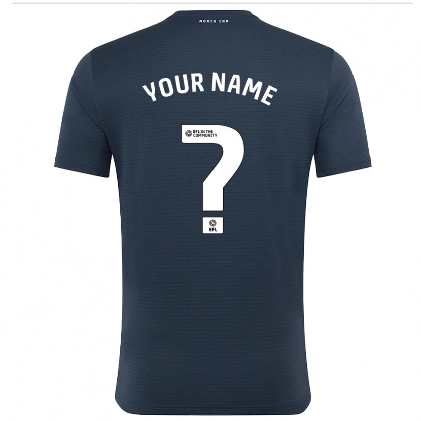 Danxen Donna Preston North End Maglia Gara Portiere Nero Bianco 2025/26 Maglietta