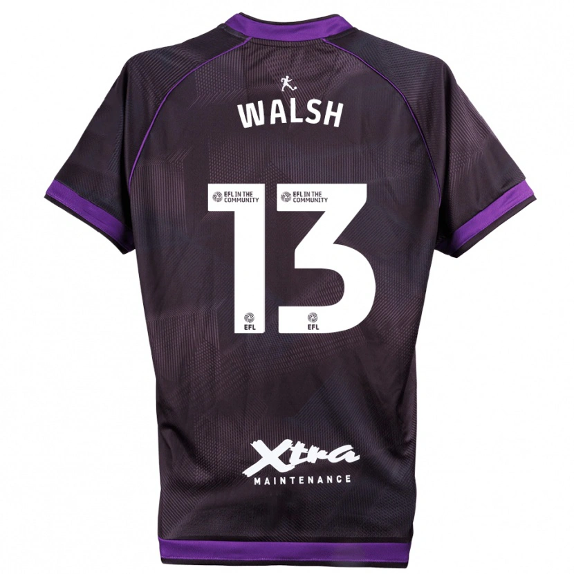 Danxen Donna Joe Walsh #13 Maglia Gara Portiere Viola Bianco 2025/26 Maglietta