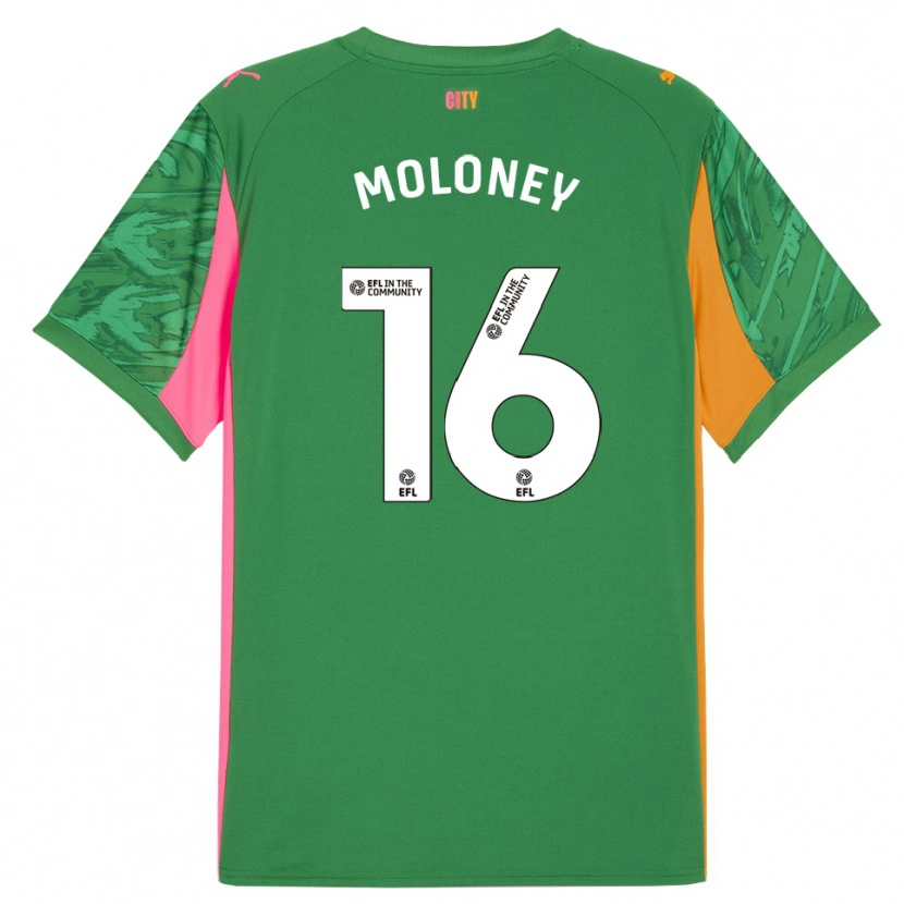 Danxen Donna George Moloney #16 Maglia Gara Portiere Verde Arancione 2025/26 Maglietta