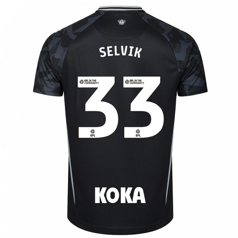 Danxen Donna Egil Selvik #33 Maglia Gara Portiere Nero Blu 2025/26 Maglietta