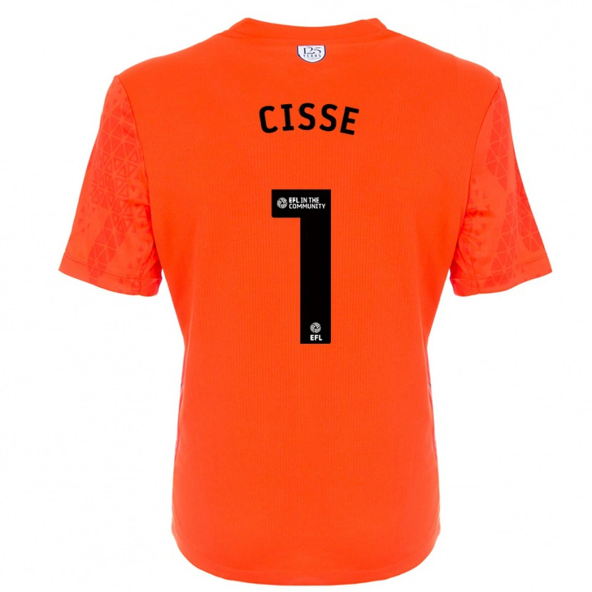 Danxen Donna Ben Cisse #1 Maglia Gara Portiere Nero Arancio 2025/26 Maglietta