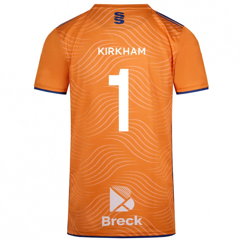 Danxen Donna Skye Kirkham #1 Maglia Gara Portiere Nero Arancio 2025/26 Maglietta