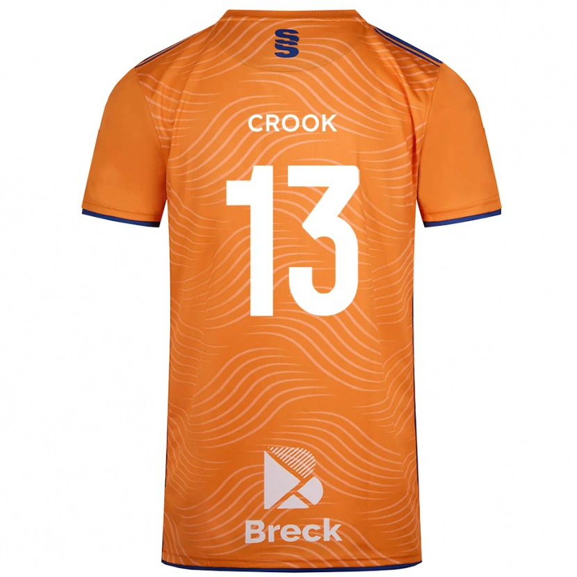 Danxen Donna Millie Crook #13 Maglia Gara Portiere Nero Arancio 2025/26 Maglietta