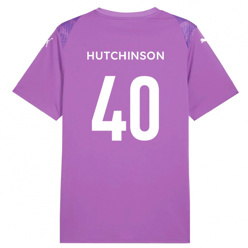 Danxen Donna Luke Hutchinson #40 Maglia Gara Portiere Orchidea Media 2025/26 Maglietta