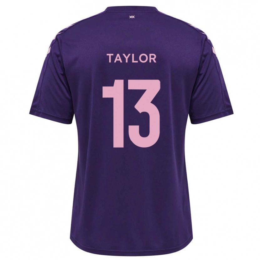 Danxen Donna Sam Taylor #13 Maglia Gara Portiere Viola Rosa 2025/26 Maglietta