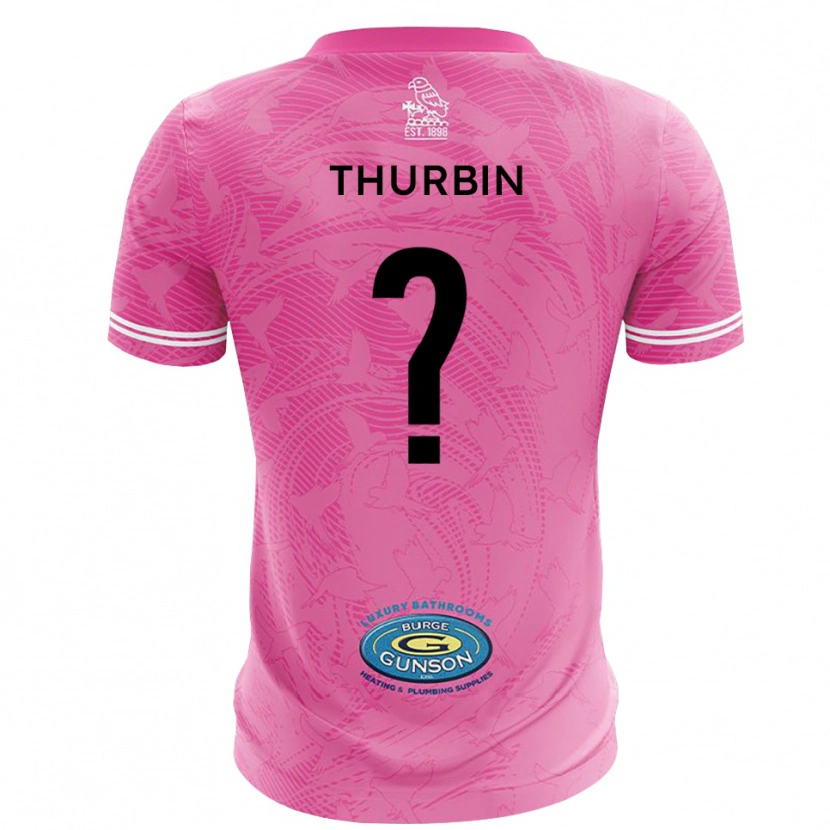 Danxen Donna Johnny Thurbin #0 Maglia Gara Portiere Bianco Rosa 2025/26 Maglietta