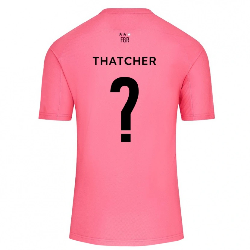 Danxen Donna Katie Thatcher #0 Maglia Gara Portiere Rosa Ciliegio 2025/26 Maglietta