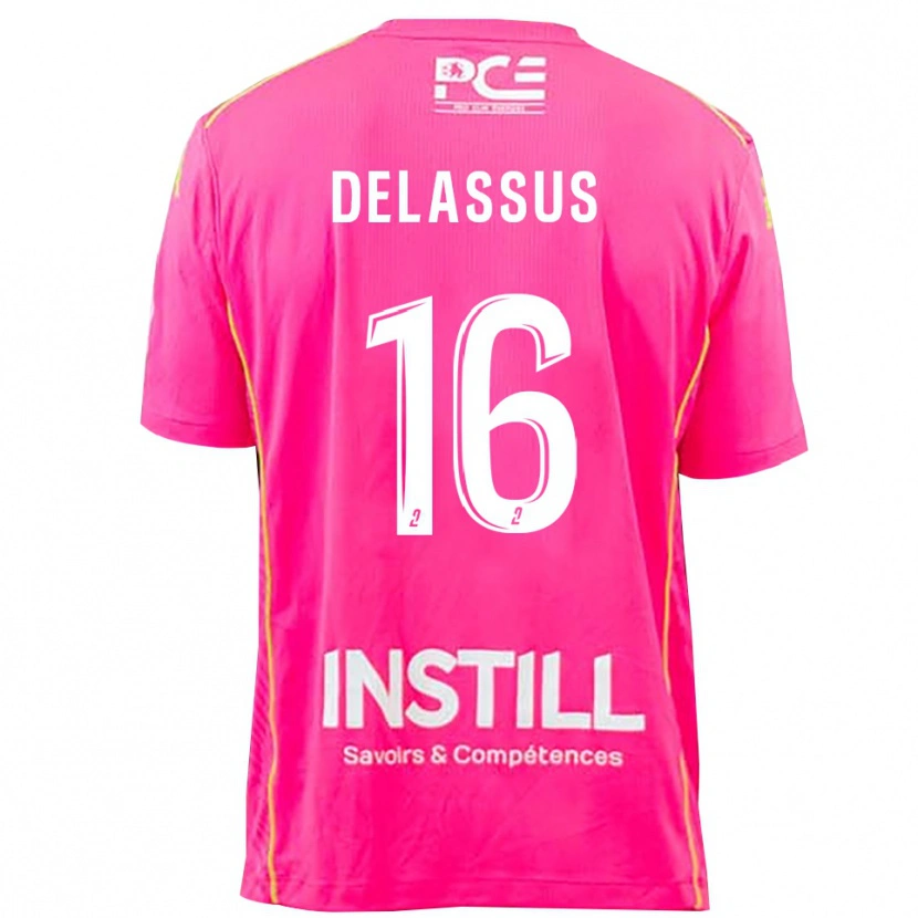 Danxen Donna Gabin Delassus #16 Maglia Gara Portiere Magenta 2025/26 Maglietta