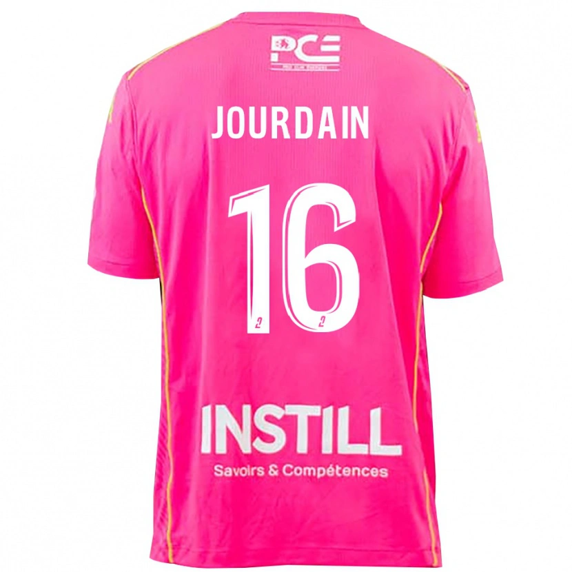 Danxen Donna Théo Jourdain #16 Maglia Gara Portiere Magenta 2025/26 Maglietta