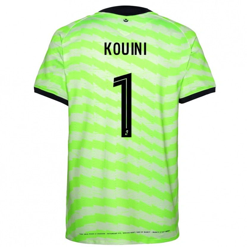 Danxen Donna Yanis Kouini #1 Maglia Gara Portiere Verde Neon 2025/26 Maglietta