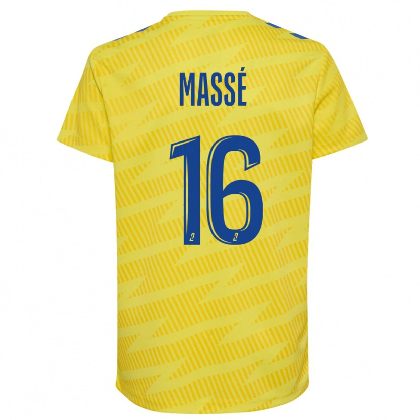 Danxen Donna Maël Massé #16 Maglia Gara Portiere Blu Giallo 2025/26 Maglietta