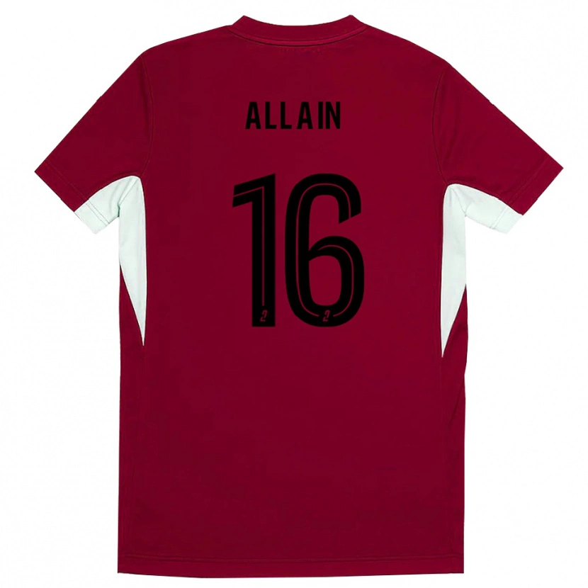 Danxen Donna Bobby Allain #16 Maglia Gara Portiere Nero Rosso 2025/26 Maglietta