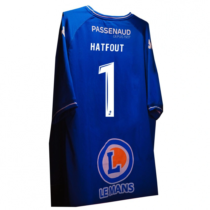 Danxen Donna Ewan Hatfout #1 Maglia Gara Portiere Bianco Blu Reale 2025/26 Maglietta