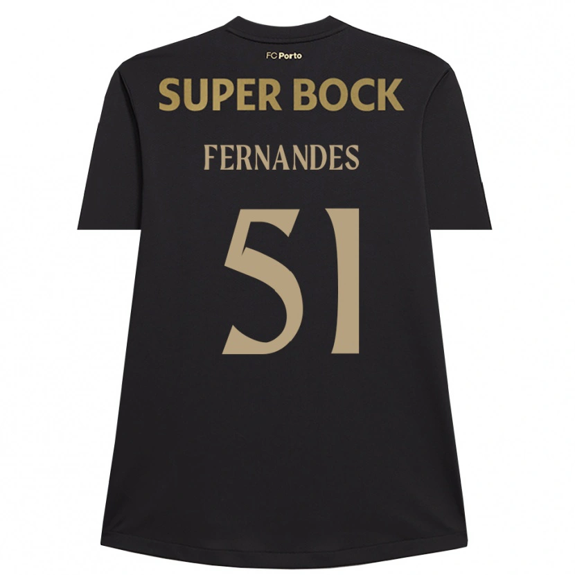 Danxen Donna Diogo Fernandes #51 Maglia Gara Portiere Nero Marrone 2025/26 Maglietta