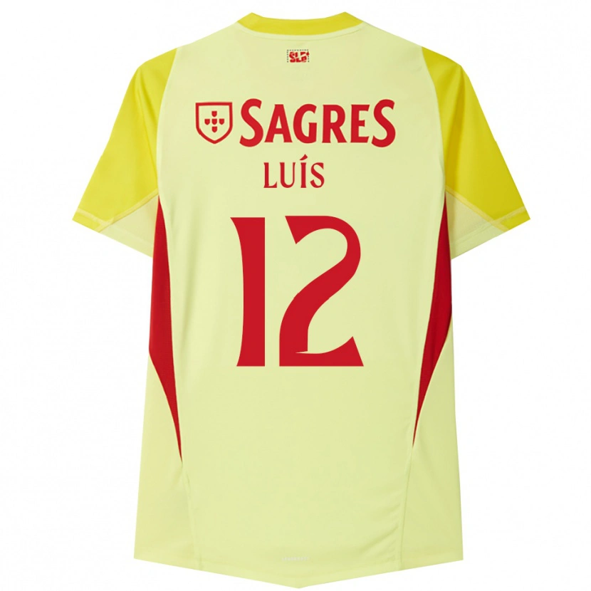 Danxen Donna António Luís #12 Maglia Gara Portiere Giallo Rosso 2025/26 Maglietta