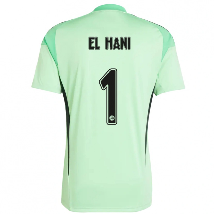 Danxen Donna Aymean el Hani #1 Maglia Gara Portiere Verde Chiaro Nero 2025/26 Maglietta