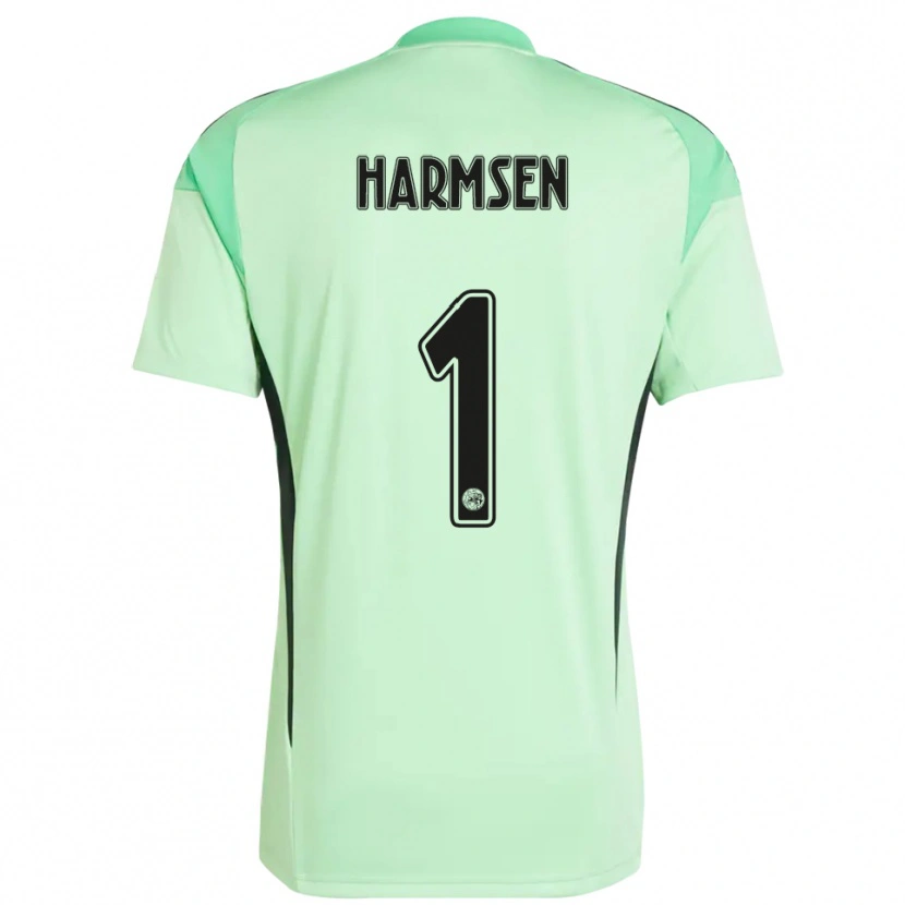 Danxen Donna Tymo Harmsen #1 Maglia Gara Portiere Verde Chiaro Nero 2025/26 Maglietta