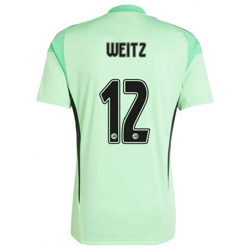 Danxen Donna Axel Weitz #12 Maglia Gara Portiere Verde Chiaro Nero 2025/26 Maglietta