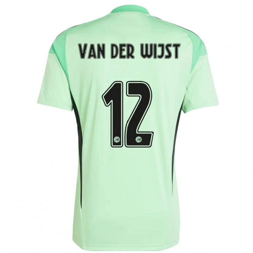 Danxen Donna Giovanni van der Wijst #12 Maglia Gara Portiere Verde Chiaro Nero 2025/26 Maglietta