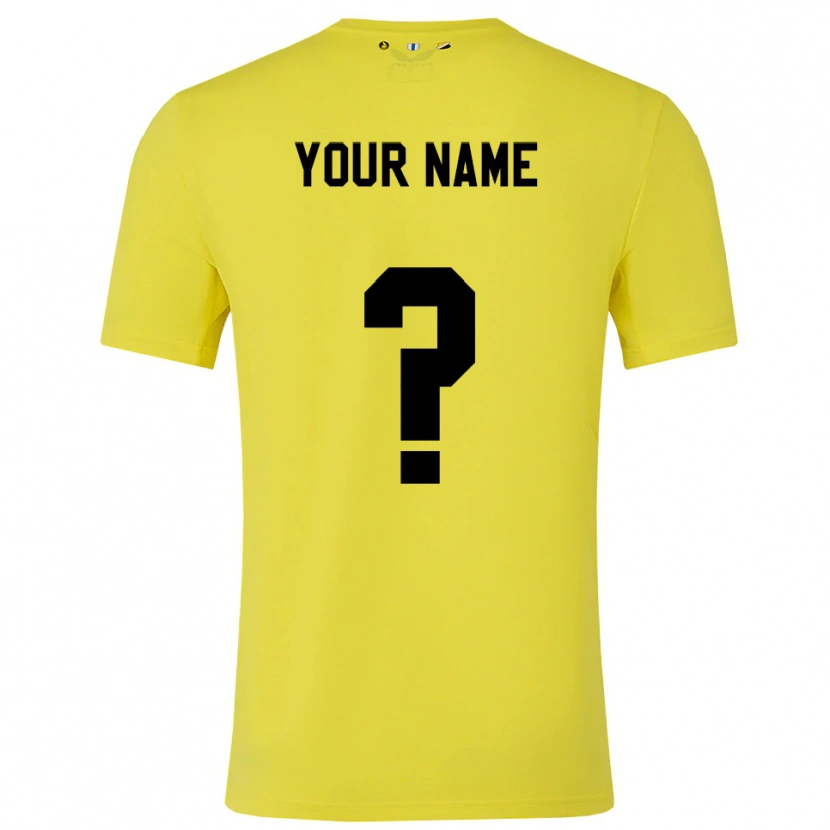 Danxen Donna FC Utrecht Maglia Gara Portiere Giallo Nero 2025/26 Maglietta