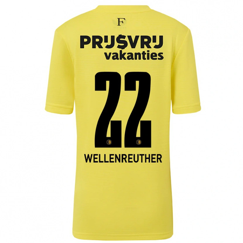 Danxen Donna Timon Wellenreuther #22 Maglia Gara Portiere Giallo Nero 2025/26 Maglietta