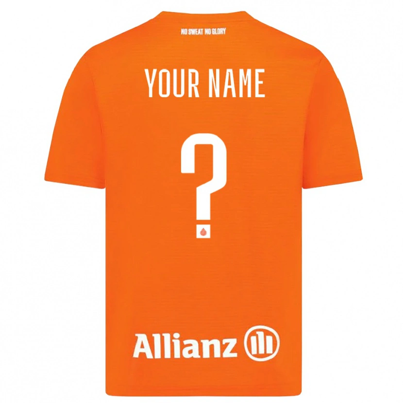 Danxen Donna Club Brugge KV Maglia Gara Portiere Arancio Bianco 2025/26 Maglietta