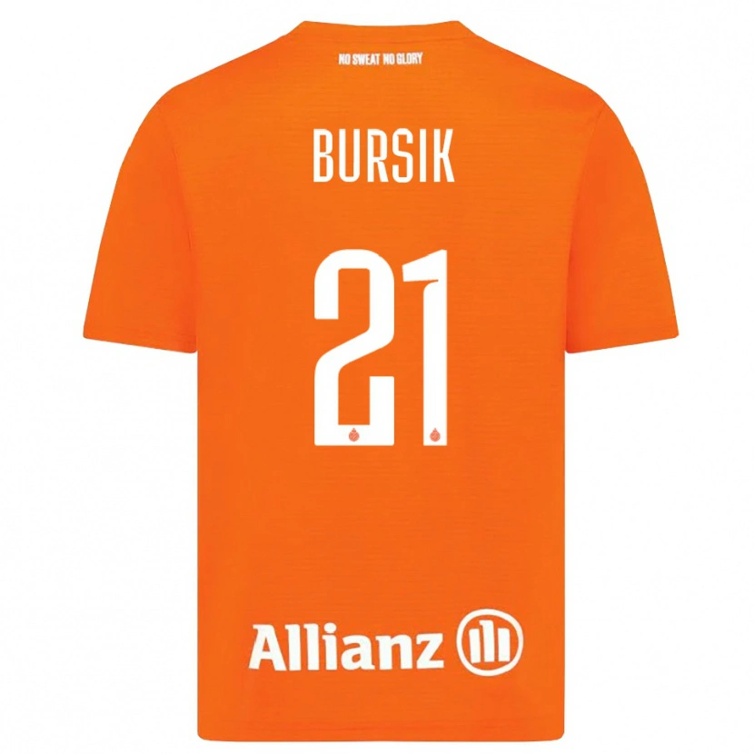 Danxen Donna Josef Bursik #21 Maglia Gara Portiere Arancio Bianco 2025/26 Maglietta