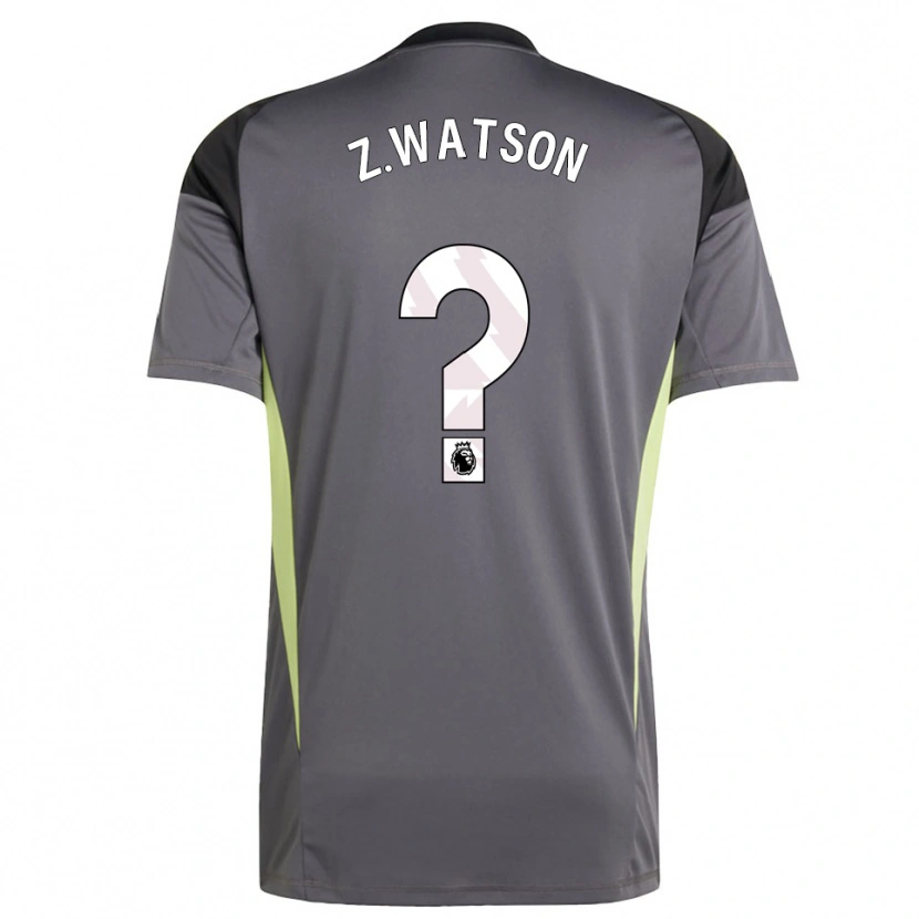 Danxen Donna Zac Watson #0 Maglia Gara Portiere Grigio Scuro Bianco 2025/26 Maglietta