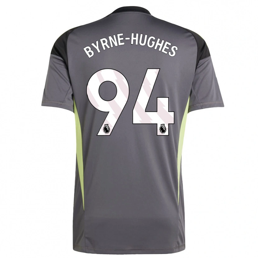 Danxen Donna Cameron Byrne-Hughes #94 Maglia Gara Portiere Grigio Scuro Bianco 2025/26 Maglietta