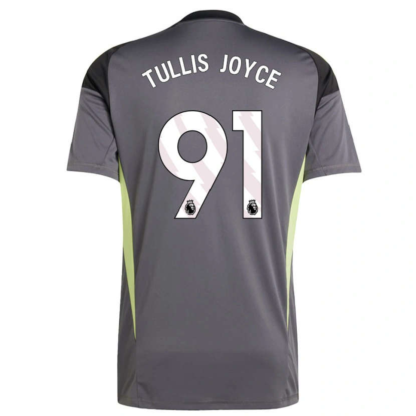 Danxen Donna Phallon Tullis-Joyce #91 Maglia Gara Portiere Grigio Scuro Bianco 2025/26 Maglietta