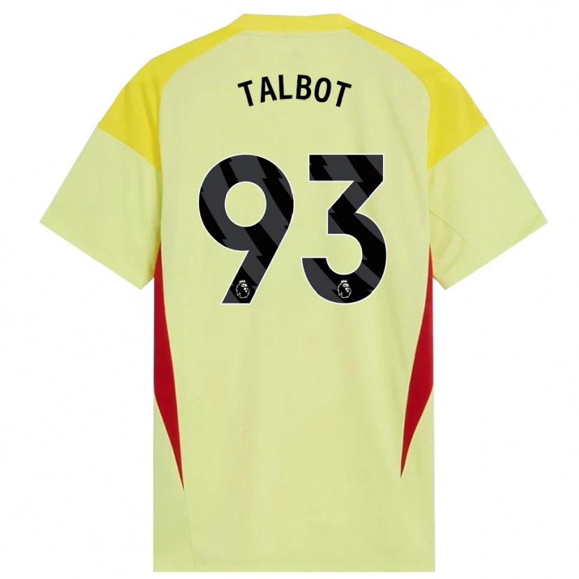Danxen Donna Jack Talbot #93 Maglia Gara Portiere Giallo Rosso Nero 2025/26 Maglietta