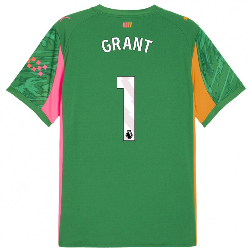 Danxen Donna True Grant #1 Maglia Gara Portiere Verde Arancio 2025/26 Maglietta