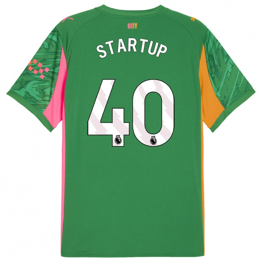 Danxen Donna Katie Startup #40 Maglia Gara Portiere Verde Arancio 2025/26 Maglietta
