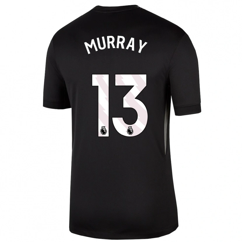 Danxen Donna Jake Murray #13 Maglia Gara Portiere Bianco Nero 2025/26 Maglietta