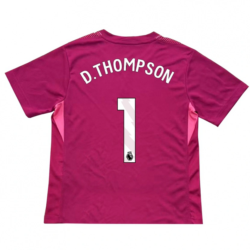 Danxen Donna Dylan Thompson #1 Maglia Gara Portiere Rosa Bianco 2025/26 Maglietta