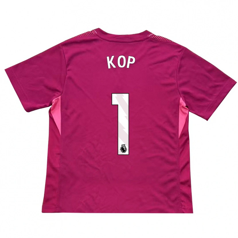 Danxen Donna Lize Kop #1 Maglia Gara Portiere Rosa Bianco 2025/26 Maglietta