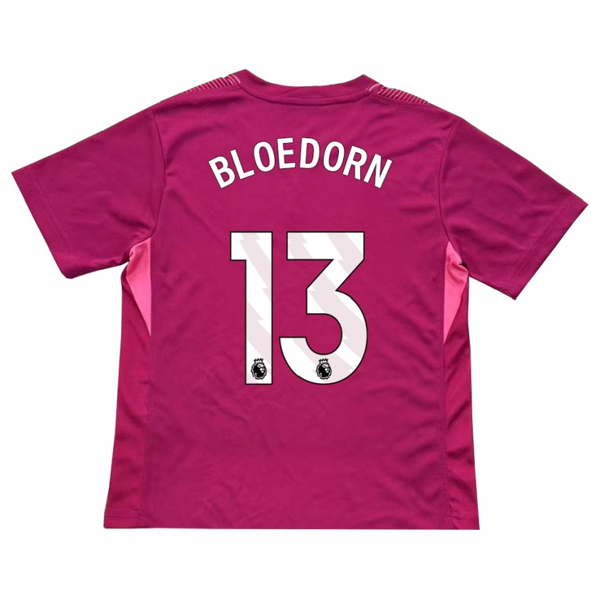 Danxen Donna Carey Bloedorn #13 Maglia Gara Portiere Rosa Bianco 2025/26 Maglietta