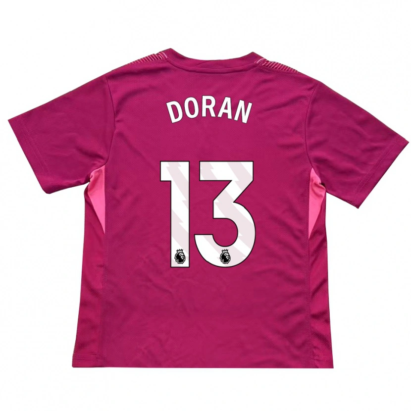 Danxen Donna Farren Doran #13 Maglia Gara Portiere Rosa Bianco 2025/26 Maglietta
