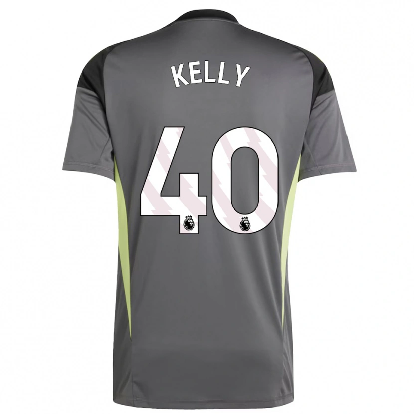 Danxen Donna Soffia Kelly #40 Maglia Gara Portiere Grigio Scuro Nero 2025/26 Maglietta