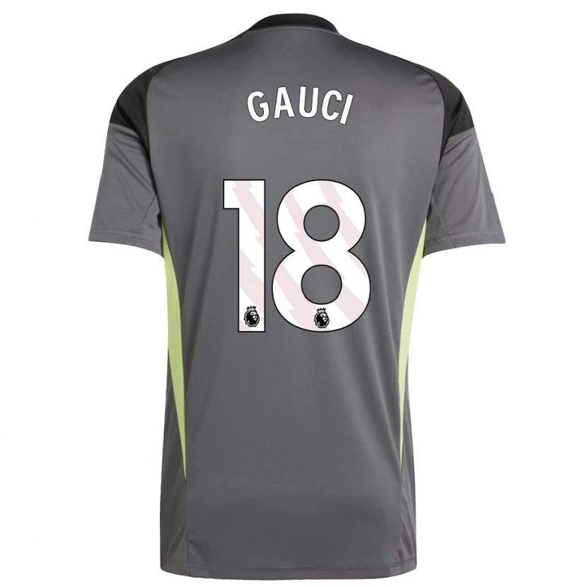 Danxen Donna Joe Gauci #18 Maglia Gara Portiere Grigio Scuro Nero 2025/26 Maglietta
